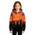 thumbnail image 4 of WhouRiu Boys Girls Halloween Graphic Pullover Hoodies Kids Unisex Autumn Hooded Sweatshirt, 4 of 6