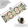 thumbnail image 5 of Yayeee Runner Rug for Bedroom 2'x6' Machine Washable Hallway Non Slip Mat, Pink Symmetrical Stars, 5 of 8