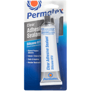 Permatex Clear RTV Silicone Adhesive Sealant - 75151