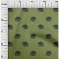 thumbnail image 1 of oneOone Cotton Flex Fabric Elephant Block Print Fabric By Yard 40 Inch Wide, 1 of 4