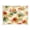 Watercolor Maple Leaves Pattern, variant on Acrylic Tray Clear Serving Tray Rectangle Decorative Tray with Cut Handle Watercolor Maple Leaves Pattern