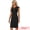 Black, variant on DARING DIVA Sheath Ruffles V Neck Split Work Pencil Dress XS Light Blue