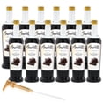thumbnail image 4 of Amoretti - Premium Dark Chocolate Syrup, 94 Servings Per Bottle (750 ml), with Pump for Flavoring Coffees, Cocktails, and other Beverages, Gluten Free, GMO/GEO Free, Preservative Free, 4 of 5