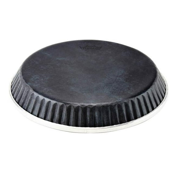 Remo Drum Heads 3700903 11.75 in. Conga Drumhead with Symmetry D2 Skyndeep Black Calfskin Graphic