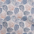 thumbnail image 1 of oneOone Polyester Lycra Dusty Blue Fabric Leaves Craft Projects Decor Fabric Printed By The Yard 56 Inch Wide, 1 of 5