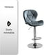 thumbnail image 4 of SET DE 2 BANCOS PARA BARRA CON RESPALDO ALTO COLOR GRIS, 4 of 6