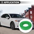 thumbnail image 3 of Unique Bargains Universal Car Weatherstrip Weather Stripping Self Adhesive Weather Seal Strip 49Ft U-Shape PVC Green, 3 of 7