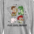 thumbnail image 3 of Toy Story - Play Chill Repeat - Toddler & Youth Long Sleeve Graphic T-Shirt, 3 of 5