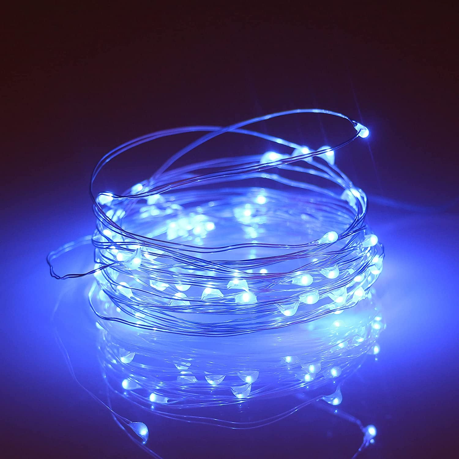 Metaku Fairy Lights Battery Operated 16.4ft 5m 50 Led String Lights 