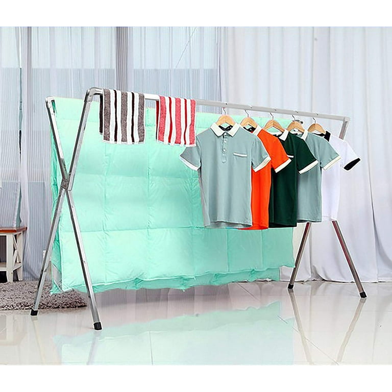 MONVANE Clothes Drying Rack - Foldable Drying Racks for Laundry, Stainless  Steel for Indoor and Outdoor Use 