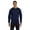 Navy, variant on Hanes Adult 6.1 oz. Long-Sleeve Beefy-T - 5186