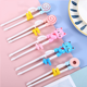 thumbnail image 2 of 1pair PP Chopsticks, Cute Donut Lollipop Cartoon Design Plastic Training Chopsticks For Beginners, Chopstick Trainer/Helper, 2 of 4
