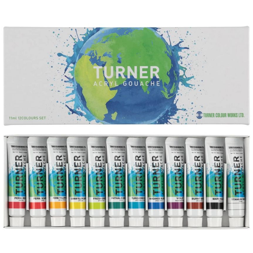 Turner Acryl Gouache Artist Paint Sets Professional Paint Sets for