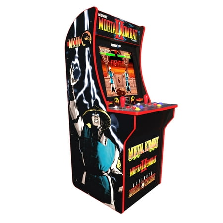 Mortal Kombat Arcade Machine, Arcade1UP, 4ft (Includes Mortal Kombat I,II, III) - Walmart (Best Multiplayer Arcade Games Mame)