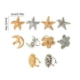 thumbnail image 3 of Trendy Star Ear Clip Not Piercing Earring Flower Ear Cuff Suitable for Youthful Women Seeking Fashion Versatility, 3 of 8