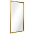 thumbnail image 3 of Empire Art Direct PSM-70107-2436 Contempo Brushed Gold Stainless Steel rectangular Wall Mirror, 3 of 14