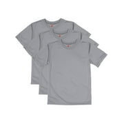 Hanes Boys' CoolDri Short Sleeve Tee Value Pack (3-pack) COLOR Graphite SIZE LARGE