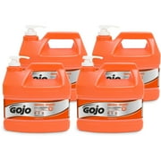 Gojo®, GOJ095504CT, Natural Orange Pumice Hand Cleaner, 4 / Carton, White, 1 gal (3.8 L)
