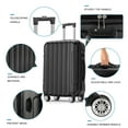 thumbnail image 4 of UBesGoo 4 Piece Luggage Sets, 16/20/24/28" ABS Durable Suitcase Sets Double Wheels TSA Lock, Black, 4 of 11