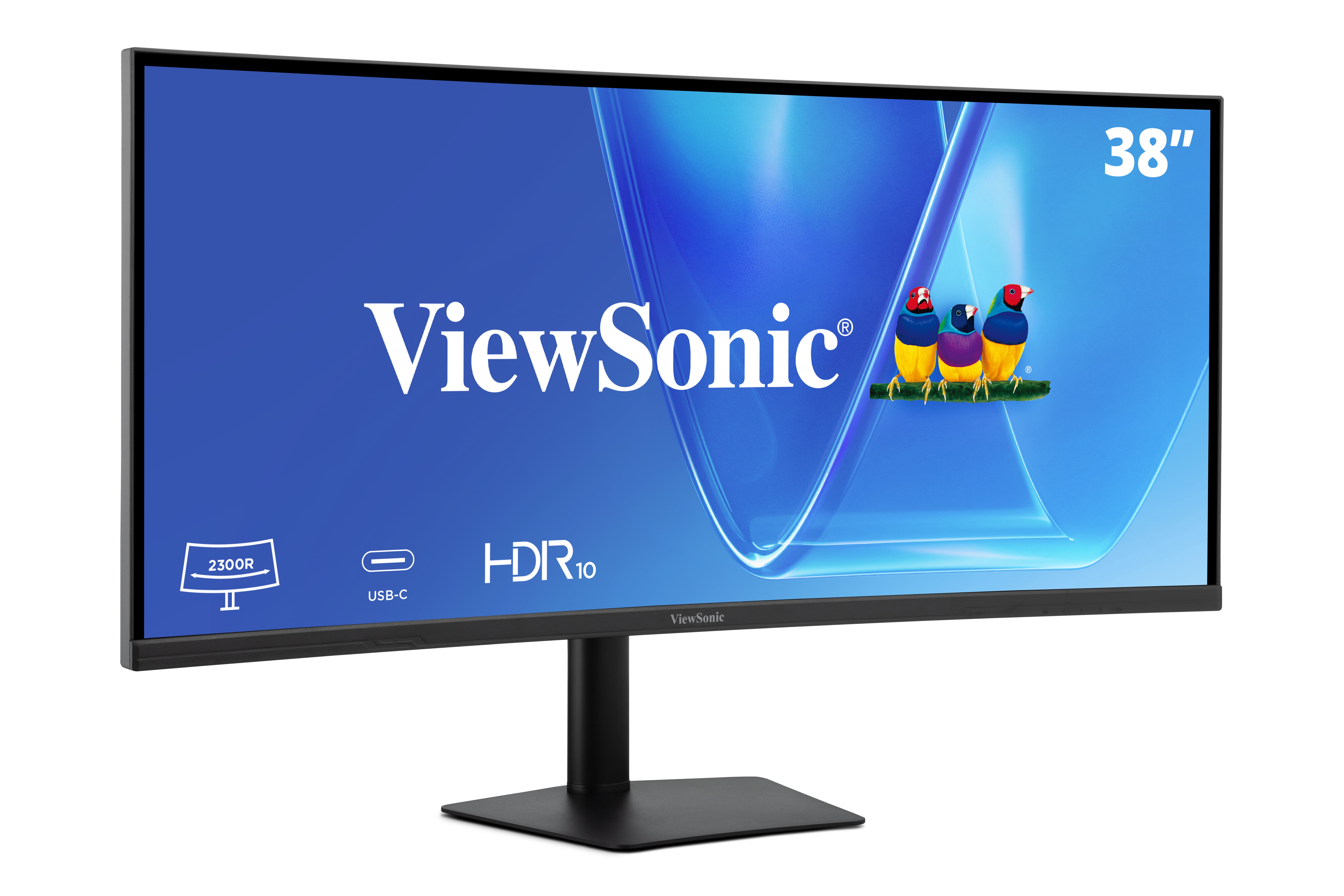 ViewSonic VG3820C 38" UWQHD IPS Curved Monitor - 96W USB-C