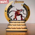 thumbnail image 5 of Figura de Iron Man 1/12 Mk6 de Marvel Infinity War, muñeco con anillo, mesa de demolición, juguete brillante, modelo de robot, juguetes para niños, regalo de cumpleaños, 5 of 5
