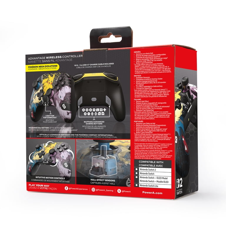 PowerA Advantage Wireless Controller for Nintendo Switch 2 + more