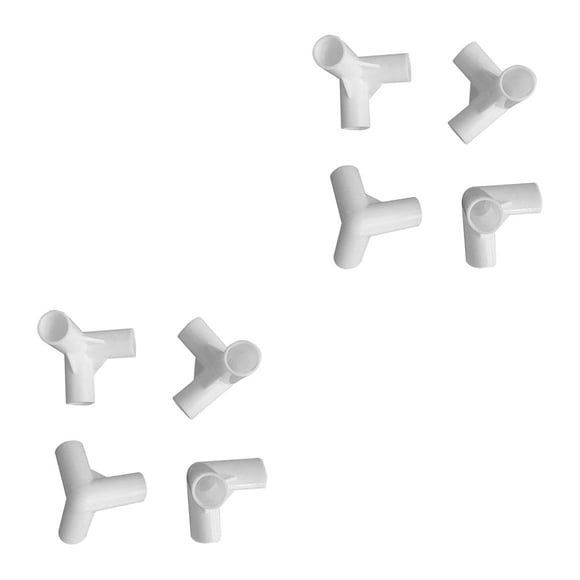 Toystoory Spare Parts Feet Corners ways Connector Intubation for Trip Awning Tent 4pc 2piezas