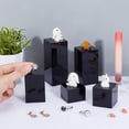 thumbnail image 3 of 5Pcs Black Acrylic Cube Display Block 1.2/1.6/2.4/3.2/4 Inch Solid Display Pedestal Stand DIY, 3 of 9
