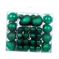 thumbnail image 1 of 48 piezas de adornos de bolas navideñas colgantes adornos de decoración navideña con Verde, 1 of 9
