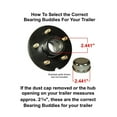 thumbnail image 2 of Bearing Buddy Chrome Bearing Protectors (2.441) With Bras - Pair, 2 of 2