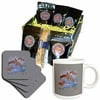 3Drose A Pod Of Playful Jumping Dolphins With Watersplash... - Coffee Gift Baskets (Cgb_356562_1)
