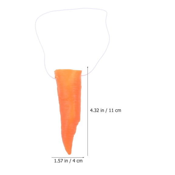 LOLIPPYY 4-Pack Snowman Carrot Nose Props for Winter Holiday Parties, Seasonal Decorations, and Festive Themed Celebrations
