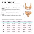 thumbnail image 2 of Kdxio Autumn Red and Orange Maple Leaves Print Women's 2 Piece High Waisted Wrap Spaghetti Strap Summer Swimsuit Bikini Set-Medium, 2 of 5