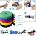 thumbnail image 2 of 5Meter/Roll Cable Ties Reusable Loop Bundle Self Adhesive Fastener DIY Accessories Double-sided Velcro Straps Wire Management Black 50mm 5Meter, 2 of 6
