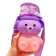 thumbnail image 1 of Botella de agua con pajita, a prueba de fugas, para deportes, para oficina, escuela, emergente, para beber, desmontable, reutilizable, para Almacenamiento y organización del hogar 1400ML Púrpura Toystoory HA066597-06, 1 of 6