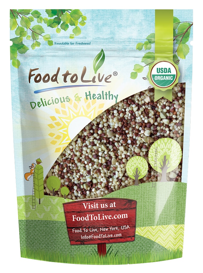 Food To Live Hulled Millet Seeds – Raw, Kosher, Vegan, Sproutable – 1 Oz Serving, Up To 2 Years Shelf Life-1269200