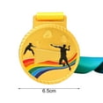 thumbnail image 6 of Jiaroswwei Medal Antioxidant Die-cast Fine Engraving Competition Commemorative Zinc Alloy Cycling Running Honor Medal for Sports, 6 of 8