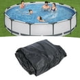 thumbnail image 1 of Round Pool Cover, Extra Thick Cold and UV Resistant Above Ground Pool Cover Keeps Out Debris Large Winter Swimming Pool Cover Protector with Winch and Cable for Outdoor Use, 1 of 7