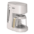 thumbnail image 4 of Thyme & Table 12-Cup Programmable Drip Coffee Maker with 60oz Water Reservoir, 4 Brew Modes, and Warming Plate, Sand White, 4 of 13