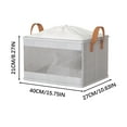 thumbnail image 2 of Antqov Large Capacity Clothing Storage Box, Balcony, Quilt, Wardrobe, Household Sorting Box, Dormitory Bundle Mouth, Portable Storage Basket, 2 of 2