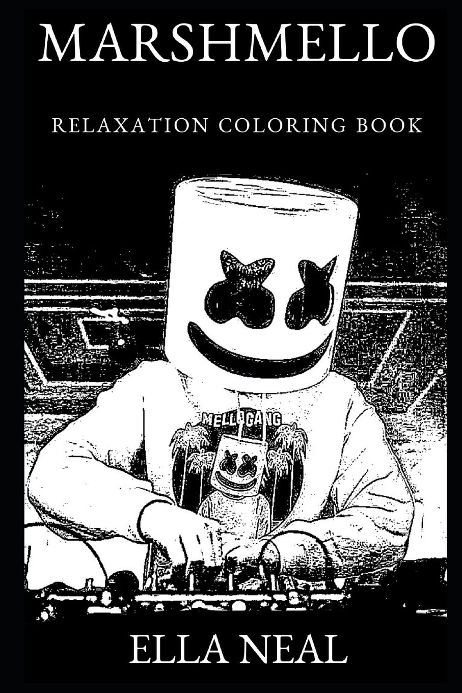 Marshmello Relaxation Coloring Books: Marshmello Relaxation Coloring