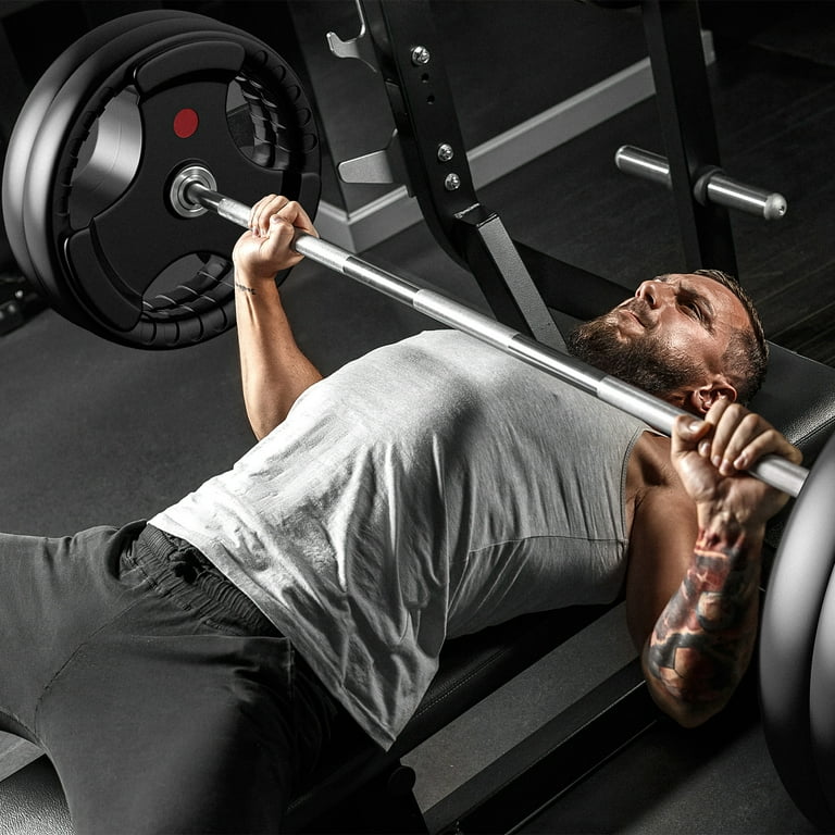 Bench press with bumper plates hotsell