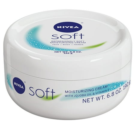 NIVEA Soft, Refreshingly Soft Moisturizing Cream, 6.8 Oz Jar