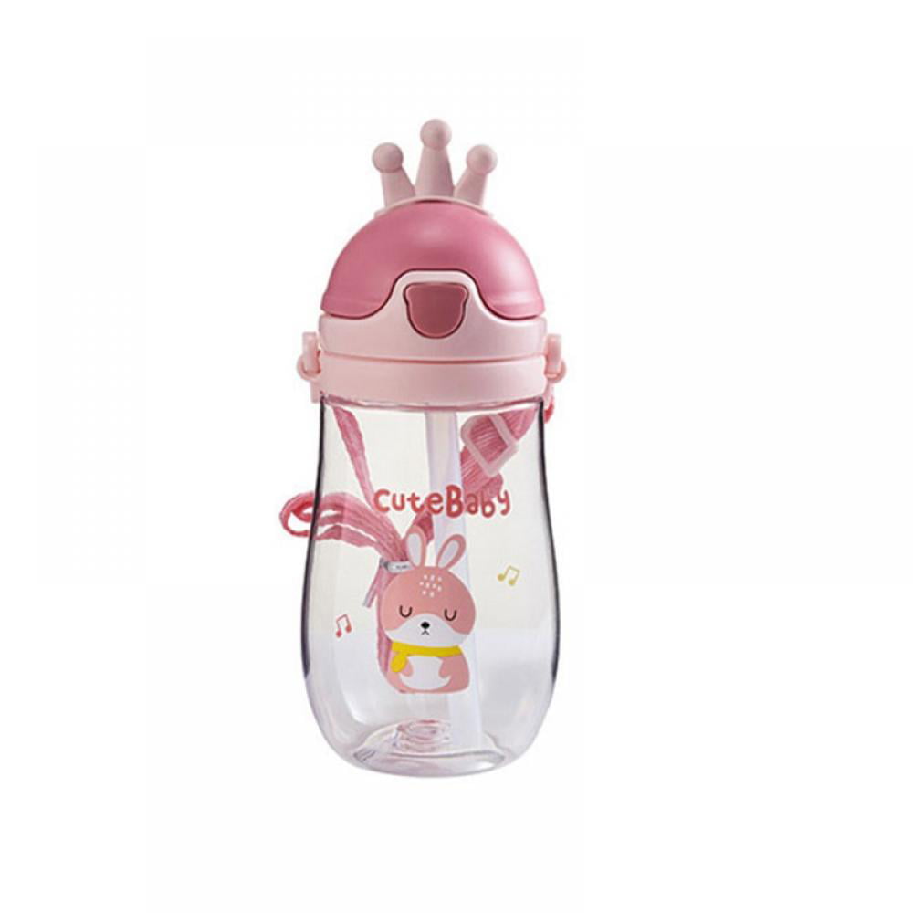 Cactus and Flamingo Kids Leak Proof Water Bottles with Push Button Lid and  Spout - 16 Ounces —