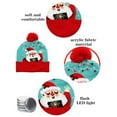 thumbnail image 4 of Unisex LED Light-up Christmas Sweater Hat Novelty Knitted Xmas Beanie Cap for Party Holiday Xmas Christmas Party Supplies, 4 of 6