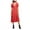 Red, variant on Free People Womens Looking for Love Midi Dress, Black, 2