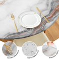 thumbnail image 4 of White Marble Copper Line Pattern Round Fitted Tablecloth with Elastic Edge,Dining Table Cover Waterproof,Outdoor Round Tablecloth for Camping,Dining,Indoor and Outdoor, 4 of 7