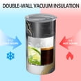 thumbnail image 2 of 20oz Coffee Tumblers Black Marble Gold Line Pattern Stainless Steel Vacuum Insulated Travel Tumbler Coffee Cups Mug with Lid and Straw with Cleaning Brush for Cold & Hot Drinks, 2 of 5