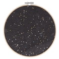 thumbnail image 1 of Vitrina para broches de piel sintética de bambú negro, 22 cm de diámetro, para guardar y exhibir joyas, ahorra espacio, 1 of 8
