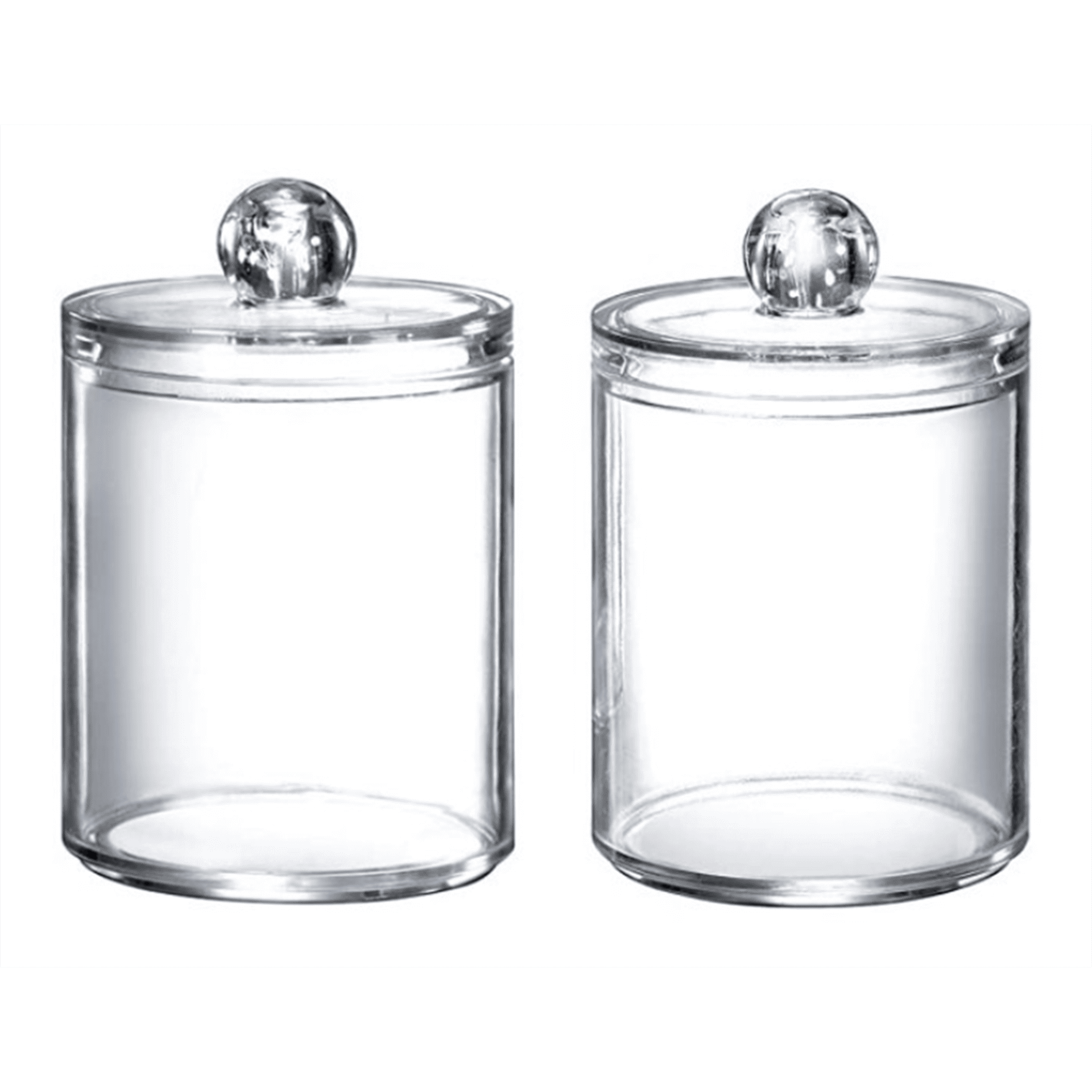 Multitrust Storage Box Transparent Storage Jar Cotton Swab Ball Medicine Jar